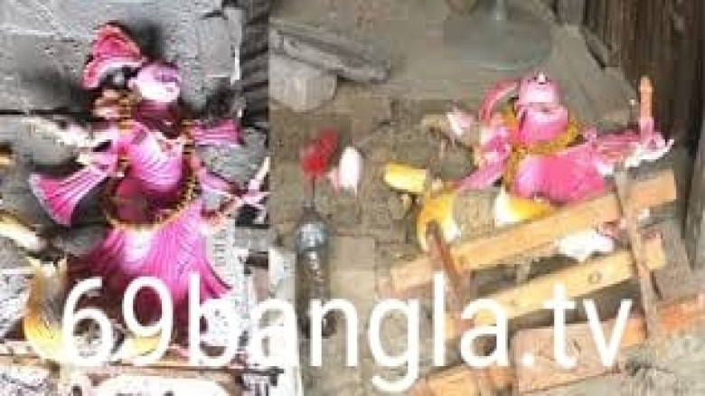 রূপগঞ্জে রক্ষাকালী মন্দিরে হামলা, প্রতিমা ভাঙচুর
