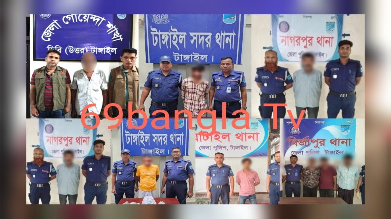 পুলিশের অভিযানে গ্রেফতার ৩৯মাদক উদ্ধার আটক ১৩ ব্যবসায়ী