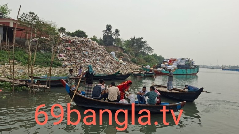 ঢাকা-সিলেট মহাসড়ক ও শীতলক্ষ্যার ঘাটে ঘাটে আবর্জনার স্তুপ \ প