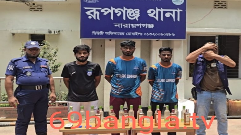ইয়াবা ও বিদেশি মদসহ ৩ মাদক কারবারি গ্রেফতার