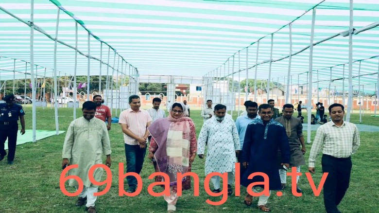 কেন্দ্রীয় ঈদগাহ ময়দানে ঈদের নামাজের প্রস্তুতি সম্পন্ন