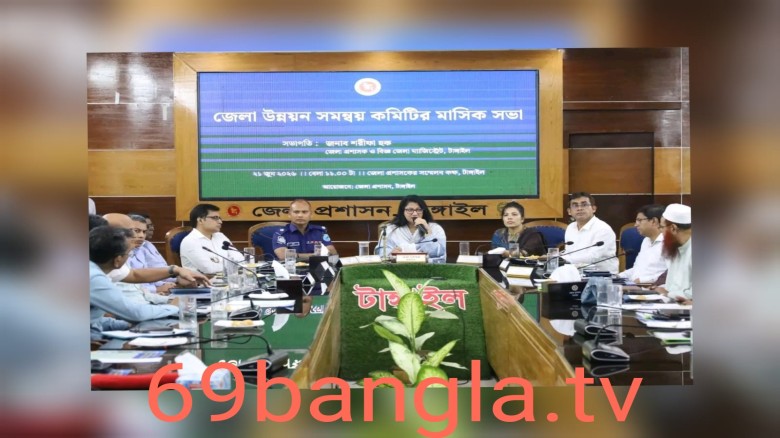 জেলা উন্নয়ন ও সমন্বয় কমিটির সভা অনুষ্ঠিত
