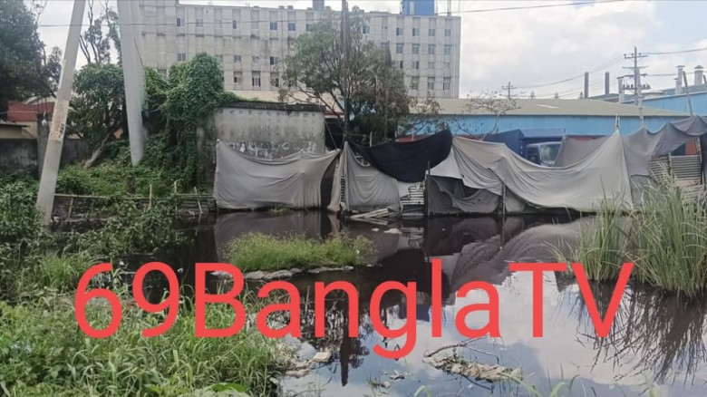 ডায়িং কারখানার বিরুদ্ধে পরিবেশ বিপন্নের অভিযোগ \ পানি দূষণে 