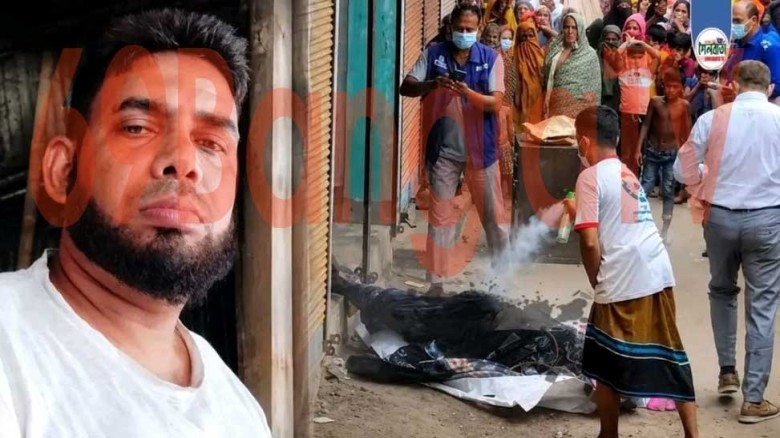 পান্টি বাজারের নিজস্ব ব্যবসা প্রতিষ্ঠান থেকে হাবিবুল্লাহ নামের এক ব্যক্তির অর্ধগ'লি'ত ম/রদে/হ উদ্ধার
