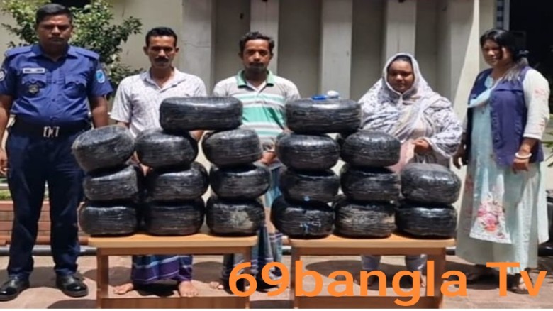 পৃথক অভিযানে ৭৬ কেজি গাঁজাসহ তিন মাদক ব্যবসায়ী গ্রেফতার
