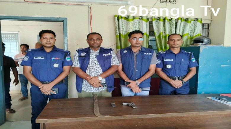 অস্ত্র-ককটেলসহ যুবককে গণপিটুনি দিয়ে পুলিশে সোপর্দ